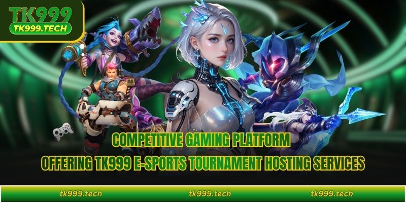 Competitive gaming platform offering TK999 e-sports tournament hosting services