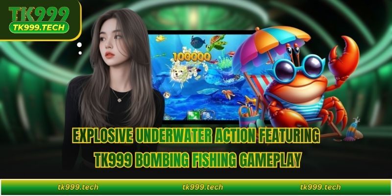 Explosive underwater action featuring TK999 Bombing Fishing gameplay