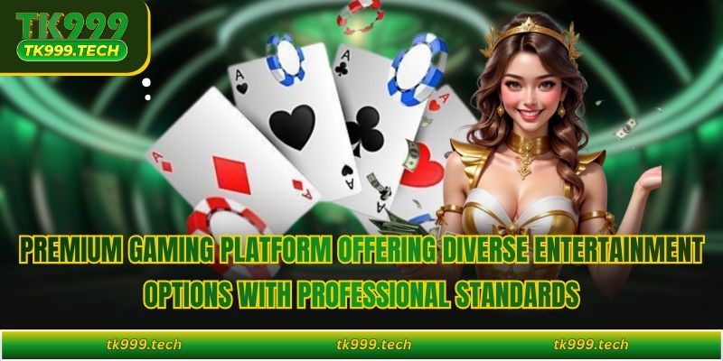 Premium gaming platform offering diverse entertainment options with professional standards