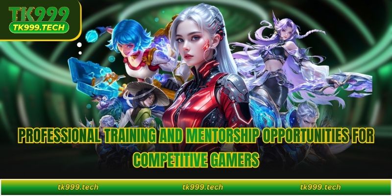 Professional training and mentorship opportunities for competitive gamers