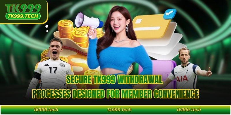 Secure TK999 withdrawal processes designed for member convenience