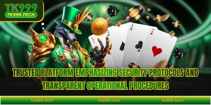 Trusted platform emphasizing security protocols and transparent operational procedures