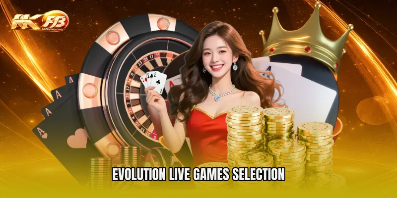 Evolution Live Games Selection