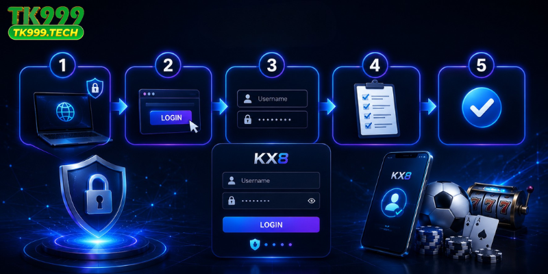 How to Complete the KX8 Login Process